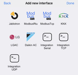 Konfigurace LGAC rozhraní TapHome