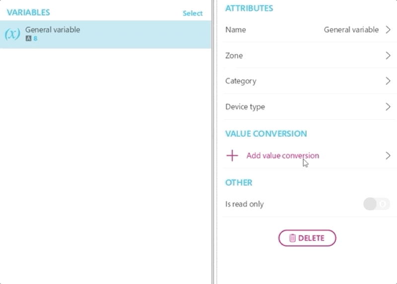 Jednoduché převody hodnoty