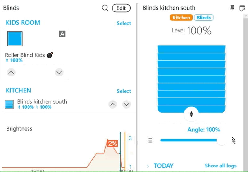 Vylepšená vizualizace žaluzií a markýz