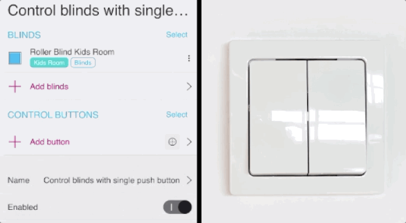 Detekce stisknutí tlačítka
