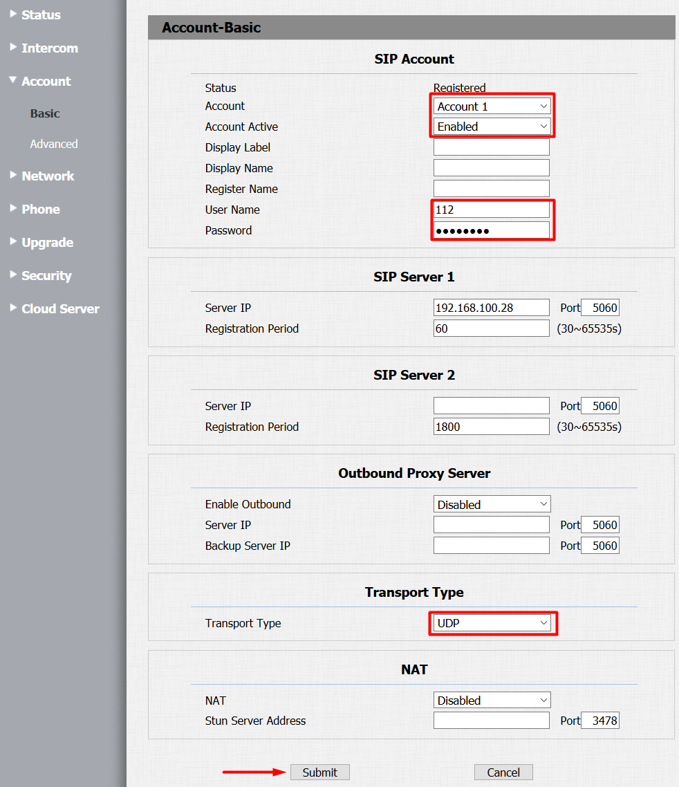 Fiók alapbeállítások