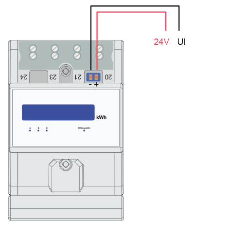 Zapojení impulzního elektroměru