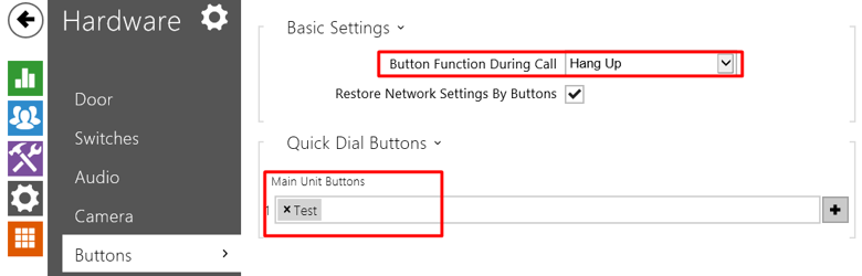 Nastavenie tlačidla 2N