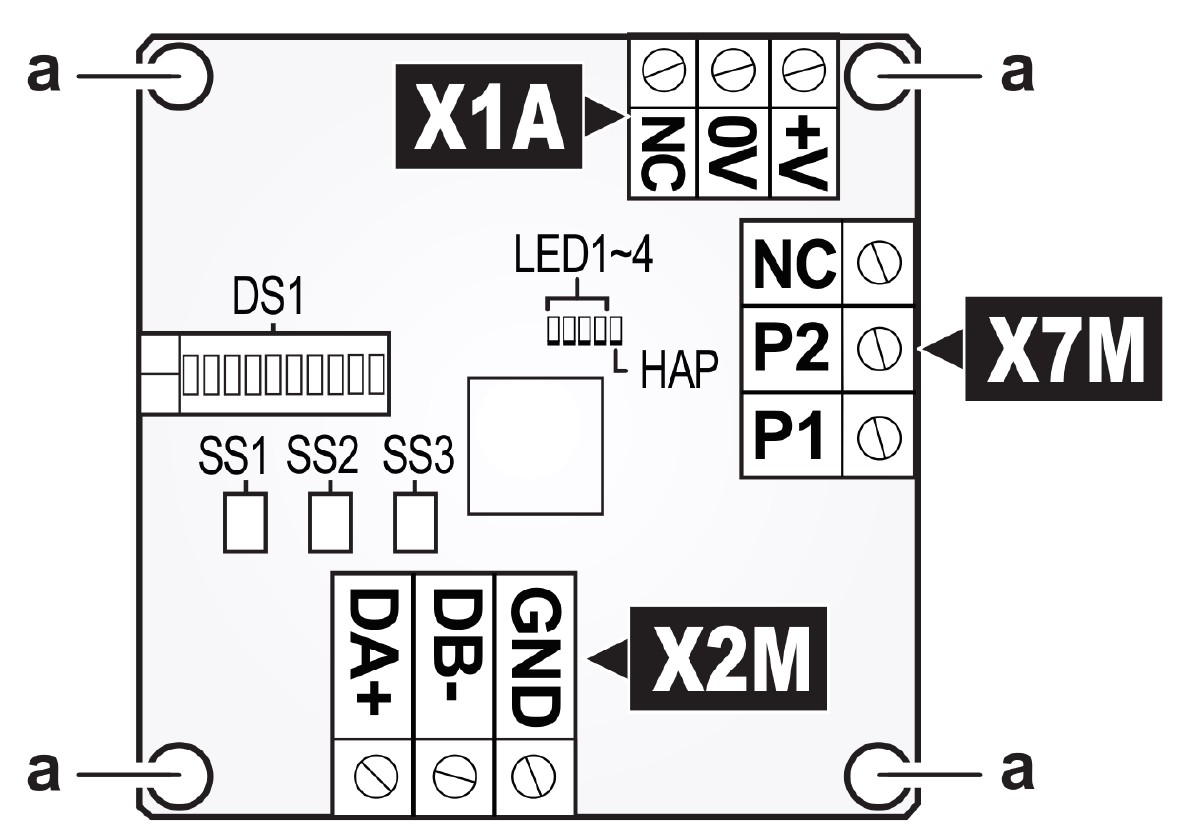 Rozmiestnenie komponentov na PCB Daikin EKMBPP1