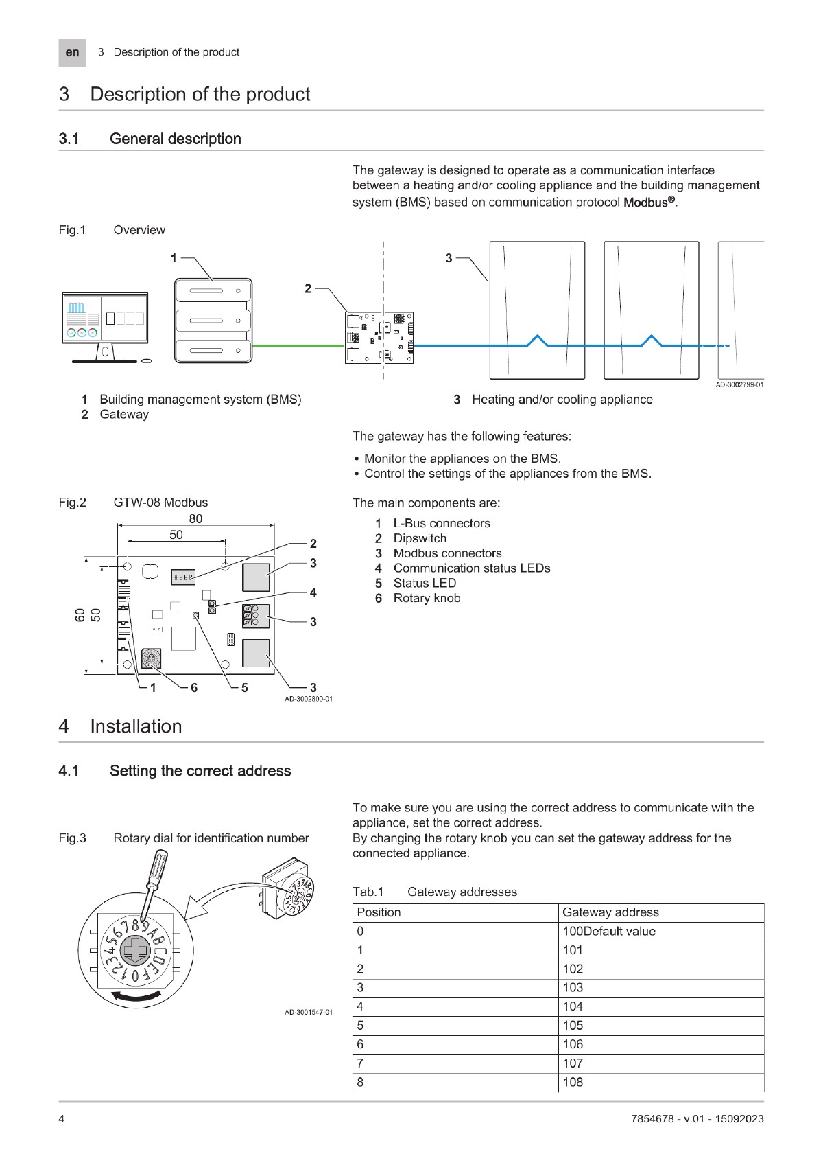 Prehľad systému brány GTW-08 Modbus — pripojenie BMS k zariadeniu cez L-Bus