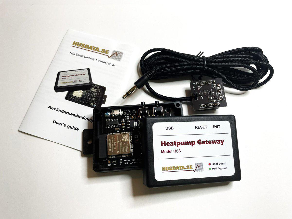 Husdata H66 – pompa ciepła IVT Rego 2000 (HTTP API)