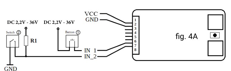 Shelly UNI button/switch wiring with AC supply