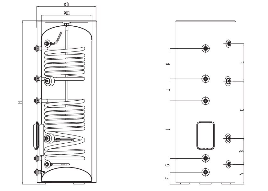 Rozloženie DPS vnútornej jednotky Sinclair Ontario s RS-485 konektormi CN1-CN4