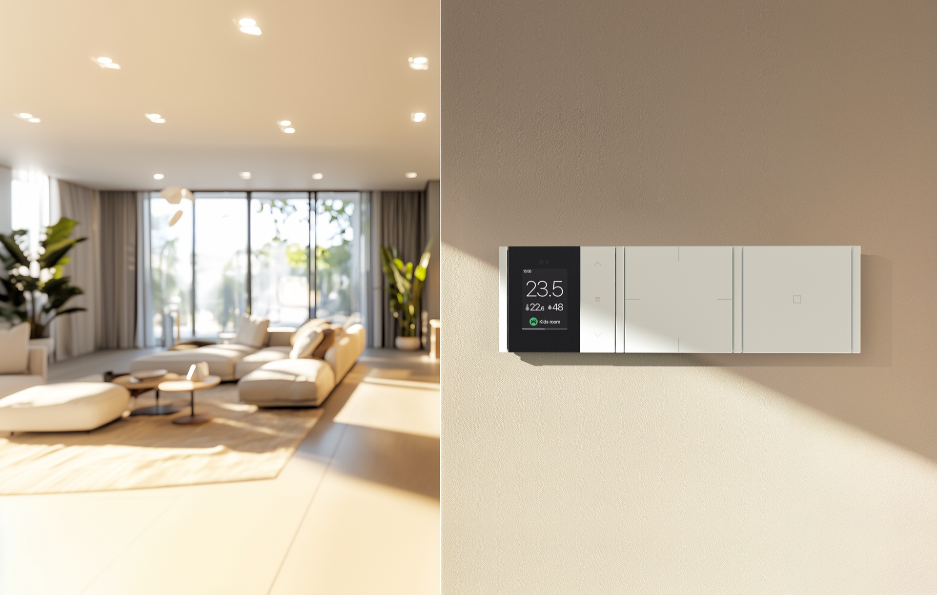 TapHome smart home living room