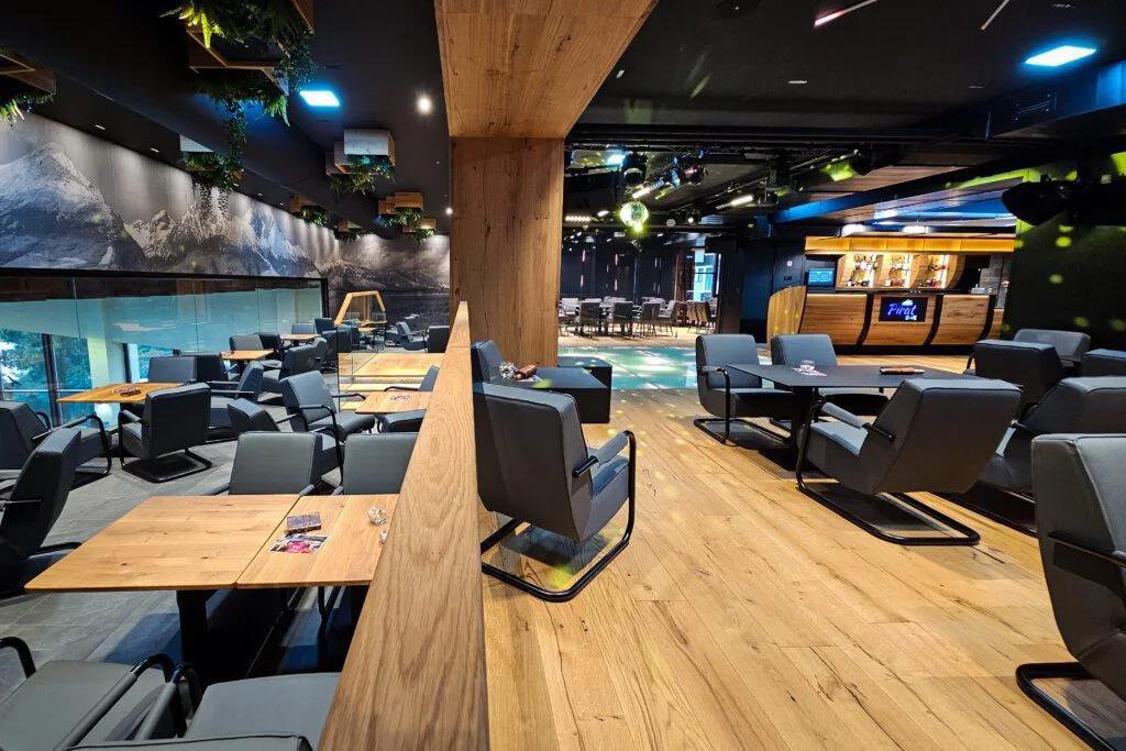 Night bar at Grand Hotel Permon, Slovakia