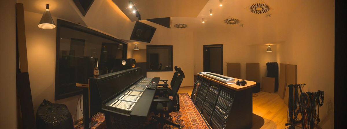 Recording studio P9 in Bratislava, Slovakia